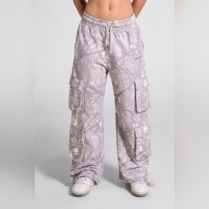 YOUNGLA CAMO CARGO JOGGERS